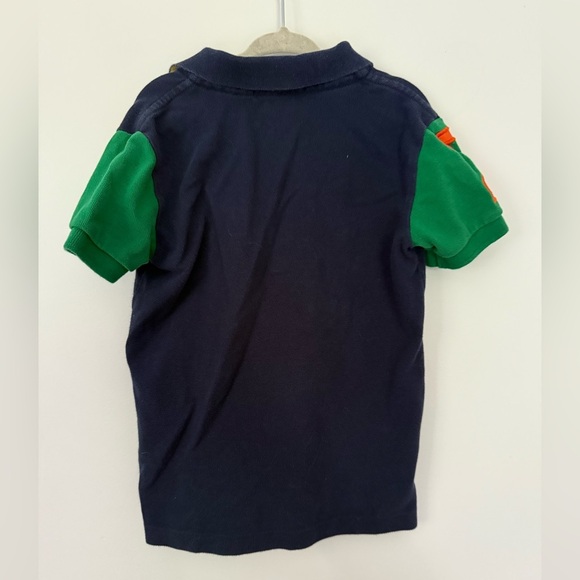 Polo Ralph Lauren Rare Big Pony Polo Shirt Short Sleeve White Boys Size 4T - Picture 2 of 6